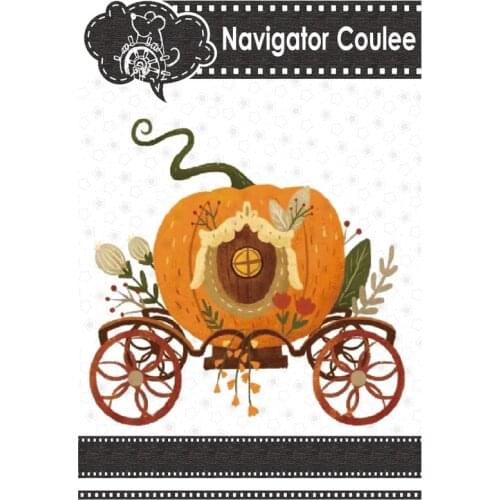 Pumpkin Carriage Flowers Metal Cutting Mould Died to Scrapbook Cutting Mould Craft Supplies Cutting DIY Craft Cutting Mould 2021