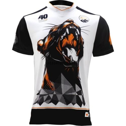 Black tiger cross jersey for man cool mountain shirt cycling bike motocross jersey cycling short sleeve clothing