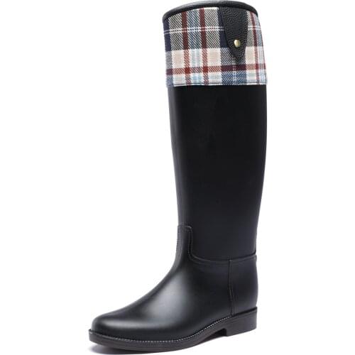 10-072TONGPU Classical Design Womens Waterproof Long Boots