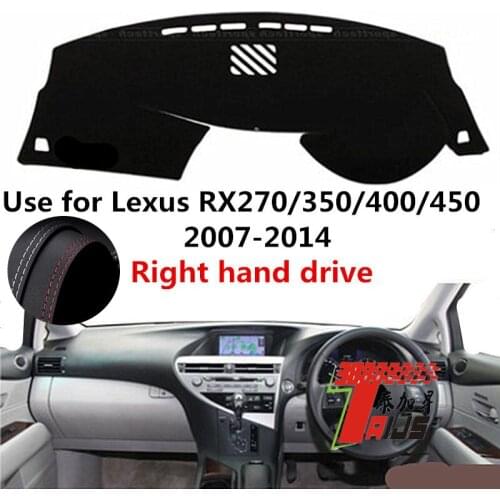 TAIJS Factory protective Leather Car Dashboard Cover For Lexus RX270/350/400/450 2007 2008 20091011121314 Right hand drive