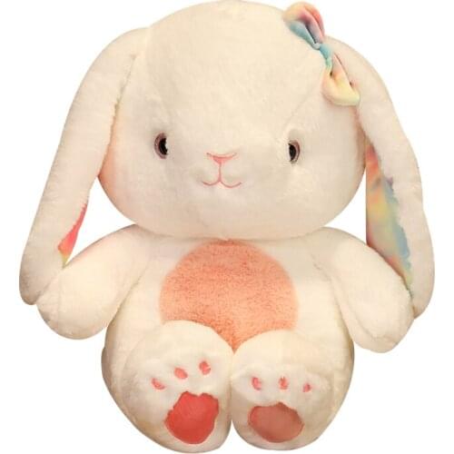 New 25/30/40cm Kawaii Cartoon Rabbit Plush Toy Long Ears Bunny Doll Soft Stuffed Animal Doll Kids Girls Birthday Christmas Gift