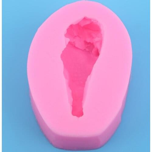 3D Chicken Leg Shape Silicone Mold Pastry Biscuits Mould Fondant Cake Mold Cookies Candy Molds Baking 2019 New Design