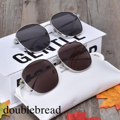 Korea Brand Designer Polarized Women Sunglasses GENTLE Doublebread Sunglasses Women Men Leisure Travel Round GM Sun Glasses