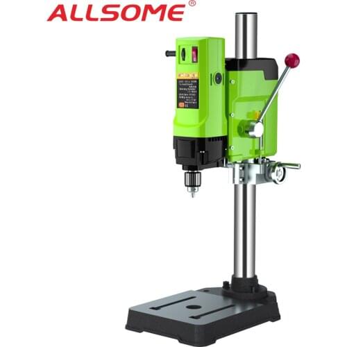 ALLSOME 1050W BG-5157 Bench Drill Stand Mini Electric Bench Drilling Machine Drill Chuck 3-16mm