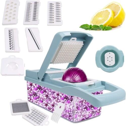 8-in-1 vegetable cutter Potato Peeler Carrot Grater Kitchen tool basket vegetable slicer терка для овощей овощерезка шинковка