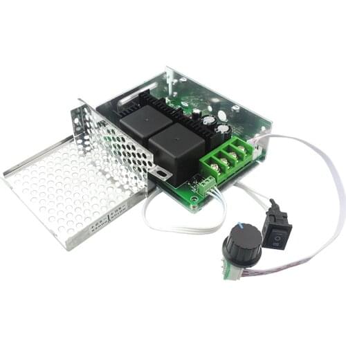 DC 10-50V 40A PWM DC Motor Speed Control Controller Programable HHO Control 12V 24V 36V 48V CW CCW Forward Reverse Switch