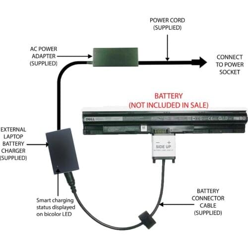 2019 5028 External Laptop Battery Charger for Dell Vostro 14 (3458) Vostro 15 (3558) M5Y1K