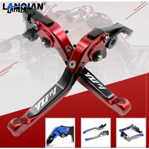 High Quality CNC Motorcycle Accessories Adjustable Folding Brake Clutch Lever For YAMAHA YZF R1 YZFR1 2004-2014 2011 2012 2013