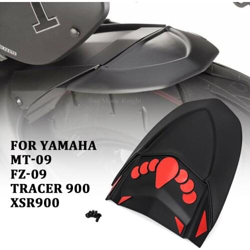 Motorcycle Rear Mudguard Fender Rear Extender Extension For YAMAHA MT09 MT-09 FZ-09 FZ09 Tracer 900 Tracer900 XSR900 XSR 900