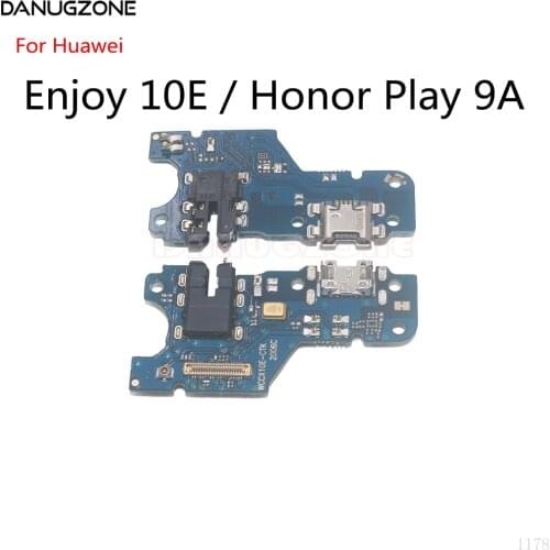 USB Charging Dock Port Socket Jack Plug Connector Charge Board Flex Cable FFor Huawei Enjoy 10E / Honor Play 9A