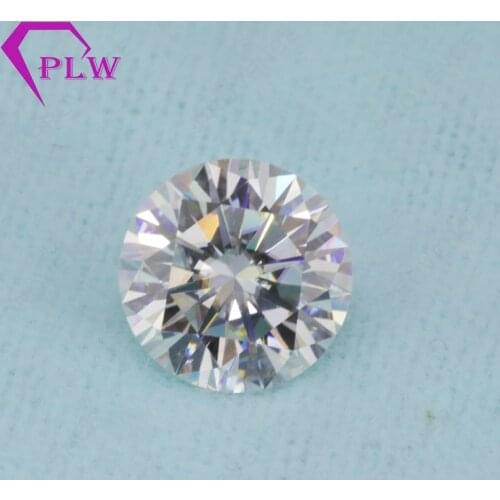 2 Carat 8 mm EF Color Moissanite Including The Certification Wholesale Price VVS Round 3 Ex Brilliant Cut For Original Quality