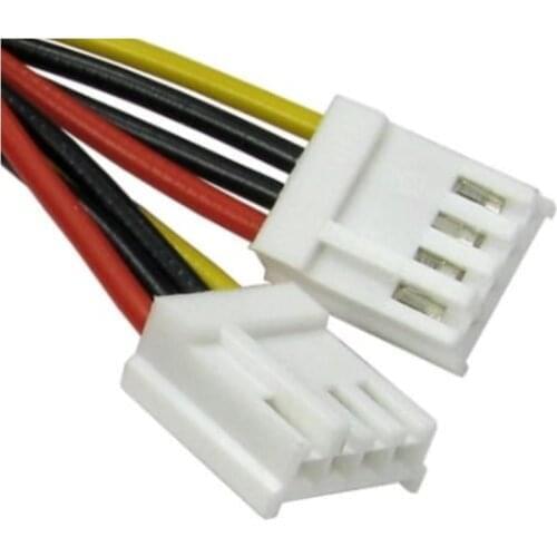 200 pcs 4 Pin to 4 Pin Female Extension Cable 200 mm Length FDD Floppy Adapter Hard Drive Power Cables Cord receptacle cable