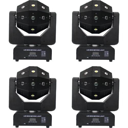 4pcs/lot 16 LED 3 in 1 red green laser stroboscopic beam light KTV private room Bar moving head stage lighting