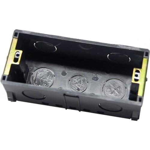 5 PCS 144x63x53mm Wall Plate Wall Mounting Socket Box Internal Cassette PVC Switch Mounting Box Junction Box