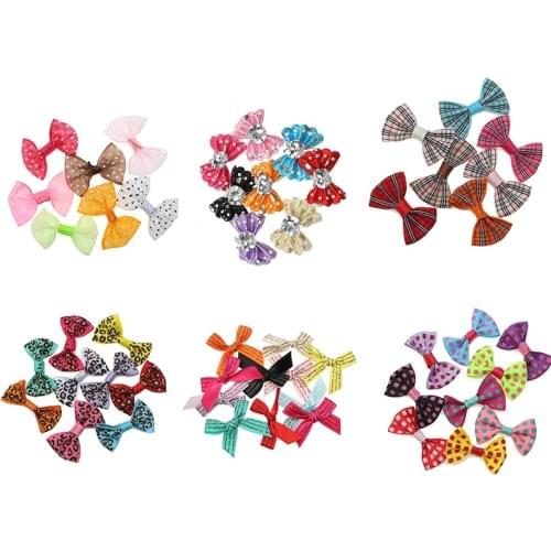 50-30pcs Mixed Satin Ribbon Flowers Bows Ribbons For Crafts Grosgrain Bow Tie Scrapbooking Wedding Decoration Fit Hair Clip Diy