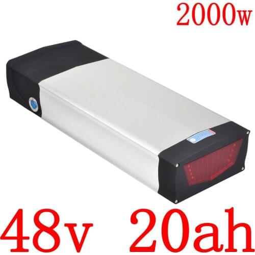 48V 1000W 2000W Ebike Battery Pack 48V 20AH Lithium battery 48v 20ah electric bicycle battery use panasonic /samsung/LG cell