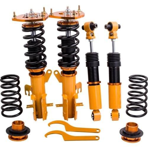24 Levels Adjustment Coilover Suspension Struts for Nissan Sentra B16 2007-2012 Adjustable Height Shock Absorbers