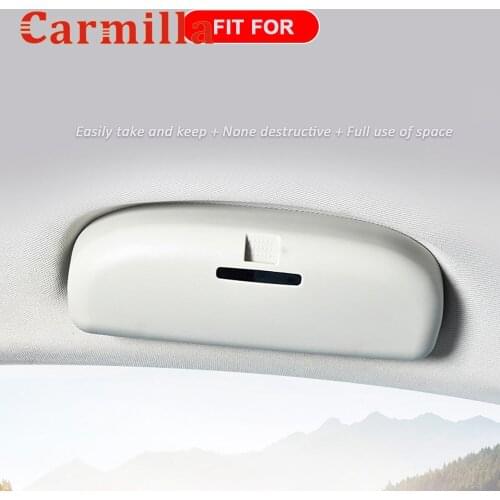 Car Eyeglass Holder Glasses Storage Clip for Volkswagen VW Teramont Atlas 2017-2021 Auto Organize Accessories Sunglasses Case