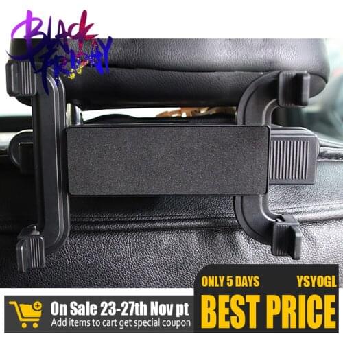 Car Back Seat Tablet Holder Car Interior Headrest Mount Holder Stand Tablet Pc Bracket 360 Rotation Phone Holder