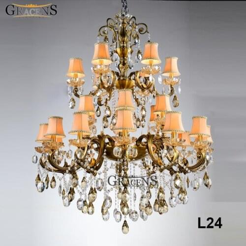 Big Luxury Classic Crystal Chandelier Light Fixture Crystal Lustres Suspension Drop Lamp Chandelier Lighting