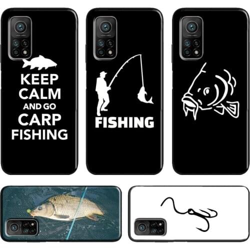 Fish Fishing Carp For POCO X3 Pro F2 F3 M3 Pro Phone Case For Xiaomi Mi 11 Lite Ultra A3 9T 10T Pro Cover