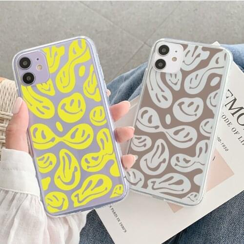 Smile Face Phone Case For LGK41S K42 K22 Stylo 6 K50 Q60 X K51S Power 2 V20 V30 Q7 K11 Plus K8 K4 2017 G8 ThinQ G6 G5 TPU Cover