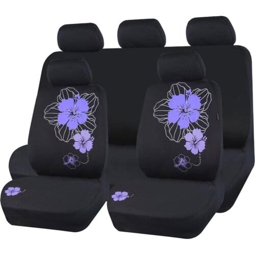 Car-pass Car Seat Covers Butterfly Green Pink Purple Full Set Auto Seat Cover For Bmw Toyota Honda Nissan renault