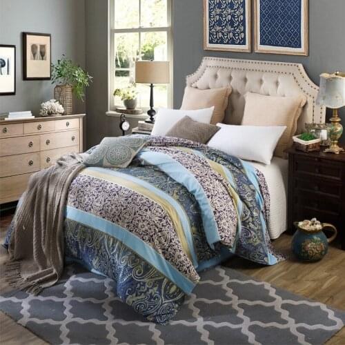 Nordic Style Home Bedding Duvet Cover Double-sided AB Version Soft Comfortable Quilt Comforter Cover Home Textiles 100% Cotton