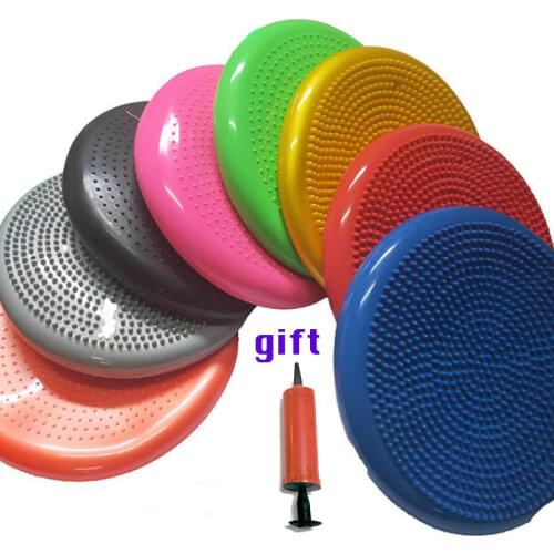 Yoga Circle Meditation Anti Stress Yoga Ball Massage Cushion Balance Pad Balance with Inflatable Cylinder