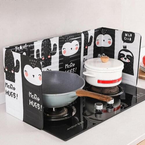 Oil-proof Baffle Anti-splash Heat-resistant Panel for Kitchen