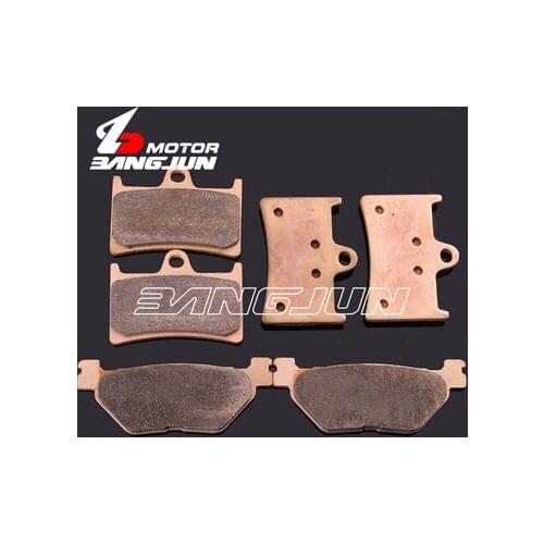 Motorcycle Front Rear Metal Brake Pads For YAMAHA FJR1300 2001-02-03-04-2005