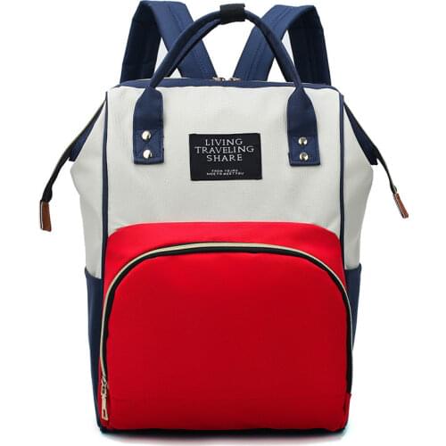 The New Minimalist Atmospheric Mommy Bag Lady Shoulder Bag Large-capacity Backpack backpacks for women