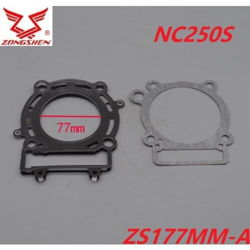 Zongshen 250cc engine cylinder head gasket for kayo k6 K6R NC250S NT250 dirt bike accessories free shipping