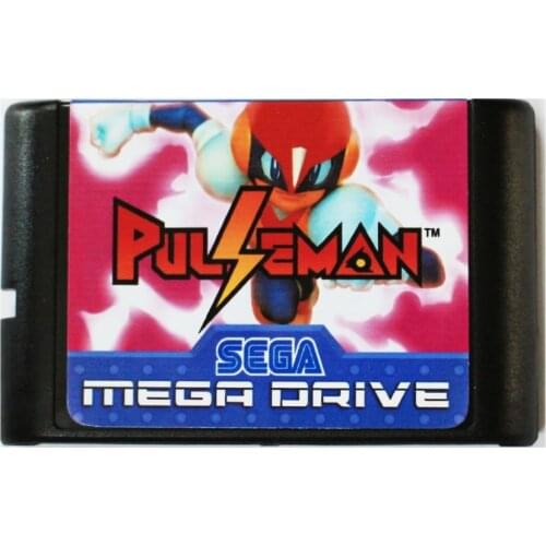 Pulseman 16 bit MD Game Card For Sega Mega Drive For SEGA Genesis