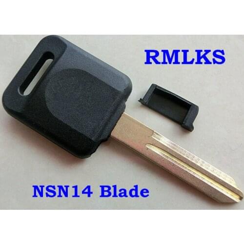 RMLKS New Remote Ignition Transponder Key Shell Fit For Nissan Qashqai Tiida Uncut Blade No Chips Car Key Case