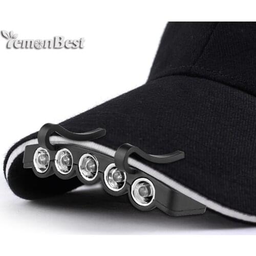 LED Hat Clip Lamp Portable Cap Lamp Light And Compact Hands-Free Outdoor Riding Hiking Camping Special Lighting Easy To Use