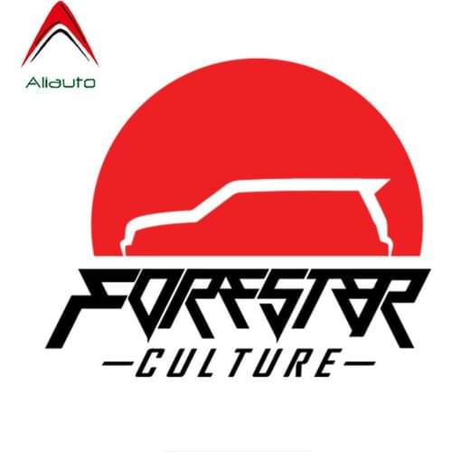 15x18cm Forester Culture car sticker funny kk Vinyl Decals Motorcycle Accessories Stickers