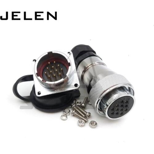 WF28 serie 12 pin Male(socket) and female(plug) waterproof connector , Power wire connectors cable automotive connector