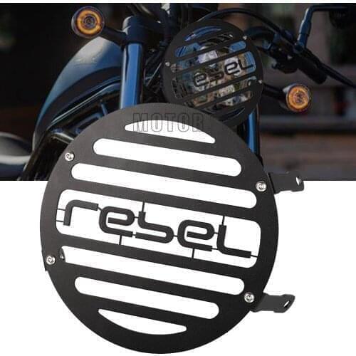 Motorcycle Headlight Grill Cover Protector For Honda REBEL500 REBEL300 CM500 CM300 CMX500 CMX300 Rebel CMX CM 500 300 2020 2021