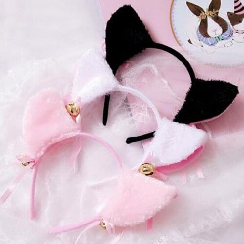 Hot Sale Cosplay Costume Fox Plush Hair Hoop Women Girls Fashion Cat Animal Ears Hairpin Headbands Handmade Hair Accessories