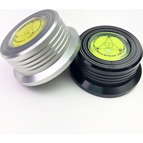 1PC 3 in 1 50HZ LP-28 60HZ Black LP Record DISC Stabilizer Stroboscope Gradienter with Lever Bar