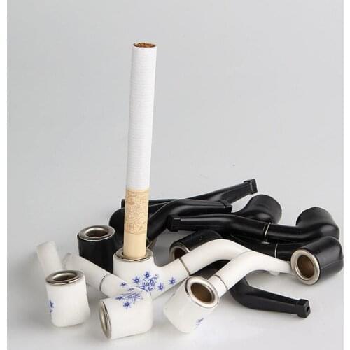 3pcs Gags Practical Jokes Super Mini Pipe Portable Filter Smoking Pipe Herb Tobacco Pipe Weed Grinder Smoke Cigarette Holder