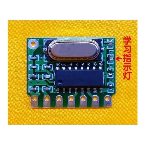 315MHz High Sensitivity Hyperheterodyne Wireless Remote-Control Learning Decoding Module RHS01M-K (Point Moving)