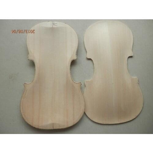 4/4 violin old spruce top half finished , violin parts , violin top