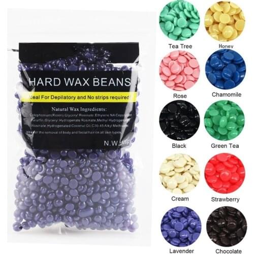 50g/Pack Hot Sale Multi Flavors Depilatory Wax Beans Solid Hard Wax Beans Unisex Armpit Arm Legs Epilation Private Hair Removal