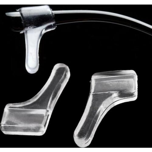 50bag 100Pair/bag Transparent/Black Ear Hooks Glasses Leg Non Slip PVC Holder Temple Tip Soft sport toy