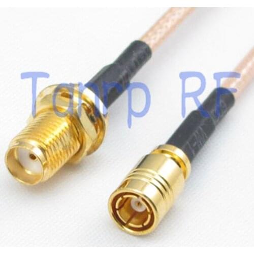 6in SMA female jack to SMB female jack RF adapter connector 15CM Pigtail coaxial jumper cable RG316 extension cord