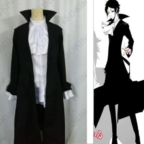 Anime Bungo Stray Dogs Ryunosuke Akutagawa Cosplay Costum