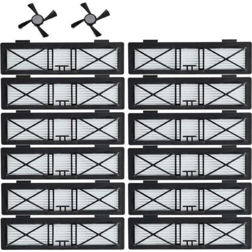 Side Brush Filters for Neato Connected D3 D4 D5 D6 D7 Botvac D Series D75 D80 D85 and Botvac 70E 75 80 85 Robots