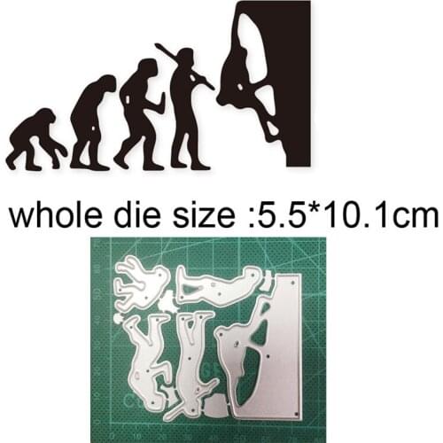 Evolution Mountain Climb New 2021 Metal Cutting Dies for Scrapbooking Paper and Card Making Decorative Embossing Dies Craft dies